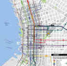 Seattle Downtown major transit routes